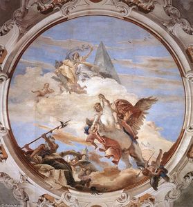 Giovanni Battista Tiepolo - Bellerophon on Pegasus