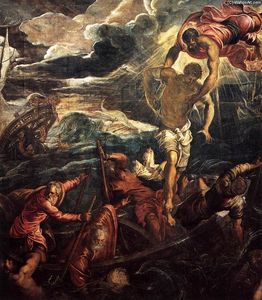 Tintoretto (Jacopo Comin) - St Mark Rescuing a Saracen from Shipwreck