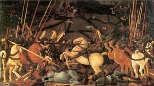 Paolo Uccello - Bernardino della Ciarda Thrown Off His Horse
