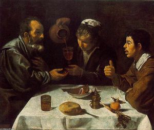 Diego Velazquez - Peasants at the Table (El Almuerzo)