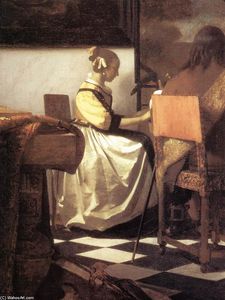Johannes Vermeer - The Concert (detail)
