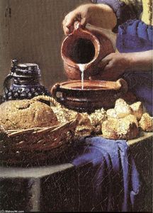 Johannes Vermeer - The Milkmaid (detail) (10)