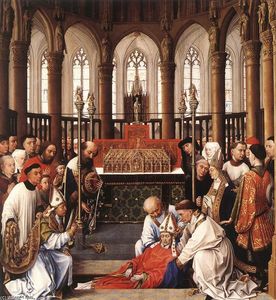 Rogier Van Der Weyden - Exhumation of St Hubert