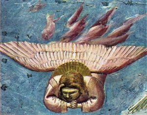 Giotto Di Bondone - Scenes from the Life of Christ: 20. Lamentation (detail) (11)