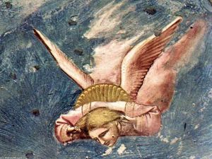 Giotto Di Bondone - Scenes from the Life of Christ: 20. Lamentation (detail) (19)