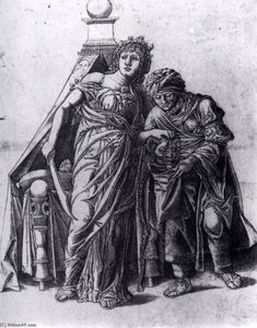 Giovanni Antonio Da Brescia - Judith with the Head of Holofernes