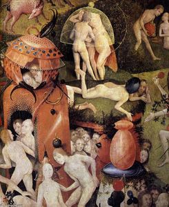 Hieronymus Bosch - Triptych of Garden of Earthly Delights (detail) (49)