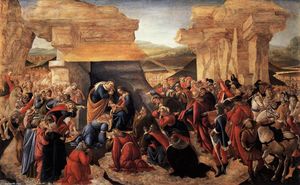 Sandro Botticelli - Adoration of the Magi (15)