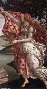 Sandro Botticelli - The Birth of Venus (detail) (12)
