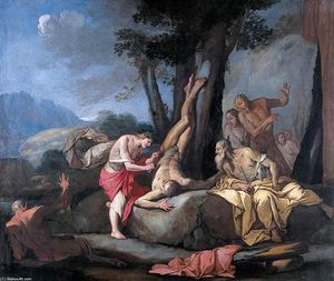 Giulio Carpioni - Apollo and Marsyas