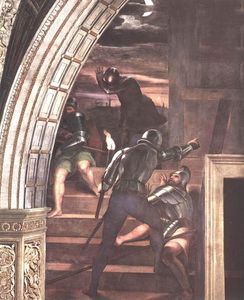 Raphael (Raffaello Sanzio Da Urbino) - The Liberation of St Peter (detail 2) (Stanza di Eliodoro)