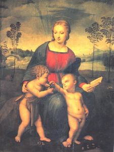 Raphael (Raffaello Sanzio Da Urbino) - Madonna with Goldfinch