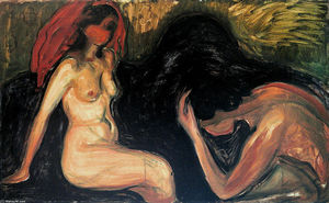 Edvard Munch - Man and Woman