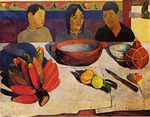 Paul Gauguin - The Meal (also known as The Bananas)