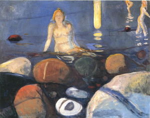 Edvard Munch - Mermaid on the Shore