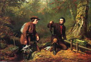 Arthur Fitzwilliam Tait - Mink Trapping in Northern New York