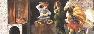 Sandro Botticelli - Miracle of St Eligius (San Marco Altarpiece)