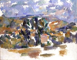 Paul Cezanne - Mont Sainte-Victoire Seen from les Lauves
