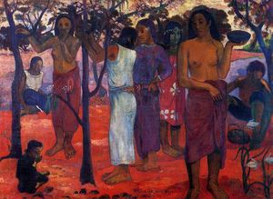 Paul Gauguin - Nave Nave Mahana (also known as Delightful Day)