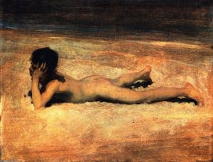 John Singer Sargent - A Nude Boy on a Beach (also known as Boy Lying on a Beach)