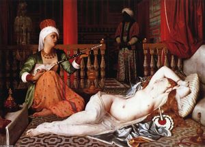Jean Auguste Dominique Ingres - Odalisque with Female Slave
