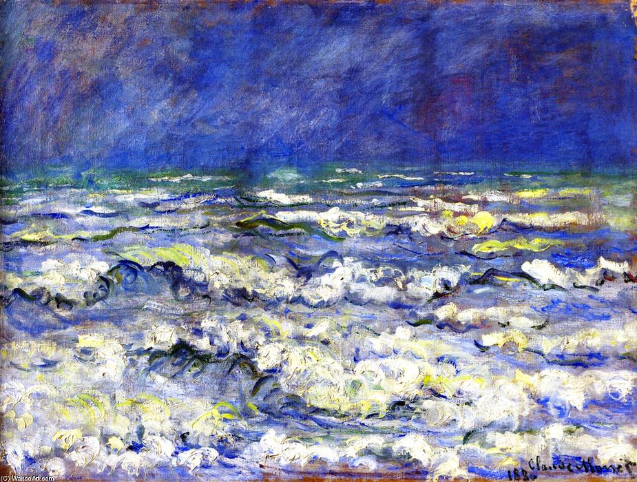  Art Reproductions Open Sea, Stormy Weather, 1880 by Claude Monet (1840-1926, France) | ArtsDot.com