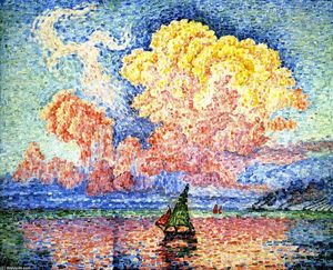 Paul Signac - The Pink Cloud, Antibes