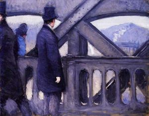 Gustave Caillebotte - The Pont de Europe (study) (also known as Port de l-Europe)