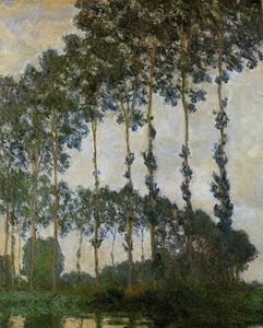 Claude Monet - Poplars near Giverny,