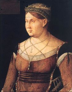 Gentile Bellini - Portrait of Catharina Cornaro, Queen of Cyprus