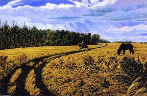 William George Richardson Hind - A Prairie Road