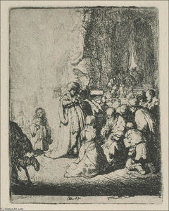 Rembrandt Van Rijn - The Presentation, With the Angel
