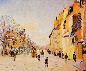 Jean Baptiste Armand Guillaumin - Quai de Bercy - Snow Effect (also known as Paris, quai de Bercy, effet de neige)