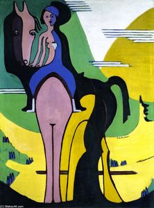 Ernst Ludwig Kirchner - The Rider