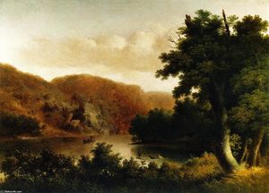 Thomas Doughty - River Landscape, The Hunt