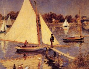 Pierre-Auguste Renoir - Sailboats at Argenteuil