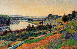 Maximilien Luce - The Seine at Herblay