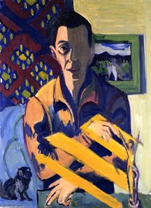 Ernst Ludwig Kirchner - Self-portrait