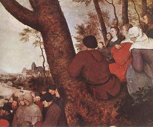 Pieter Bruegel The Elder - The Sermon of St John the Baptist (detail)