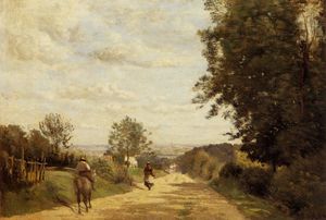 Jean Baptiste Camille Corot - The Sevres Road
