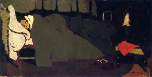 Jean Edouard Vuillard - Sleep (also known as Woman in Bed)