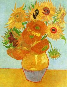 Vincent Van Gogh - Still LIfe: Vase with Twelve Sunflowers
