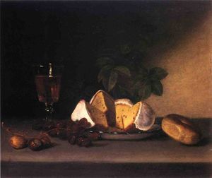 Raphaelle Peale - Still Life: Wine, Cakes and Nuts