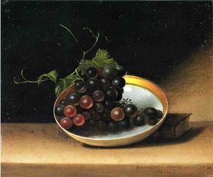 Raphaelle Peale - Still Life with Grapes and Dish