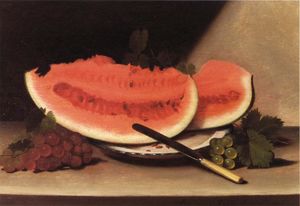 Raphaelle Peale - Still Life with Watermelon