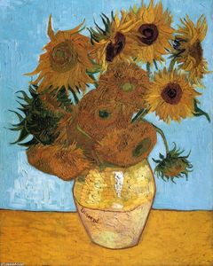 Vincent Van Gogh - Sunflowers - (buy oil painting reproductions)