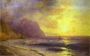 Ivan Aivazovsky - Sunset at Sea.