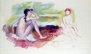 Pierre-Auguste Renoir - Two Bathers