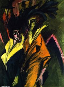 Ernst Ludwig Kirchner - Two Women on the Street
