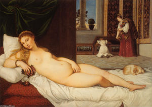 Tiziano Vecellio (Titian) - The Venus of Urbino - (buy paintings reproductions)